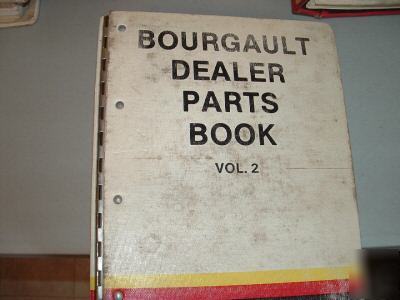 Bourgault dealer parts book