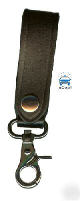 Hwc police duty plain leather key ring holder
