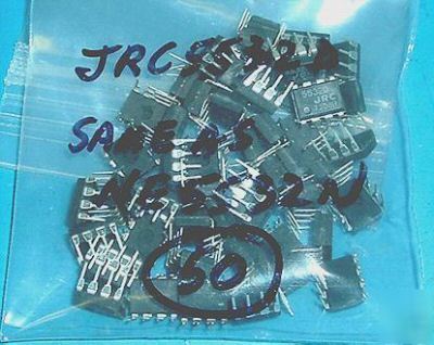 JRC5532D dual operations amp 50PC lot