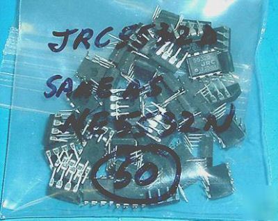 JRC5532D dual operations amp 50PC lot