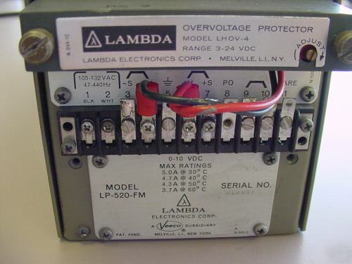 Lambda regulated power supply lp 520=fm