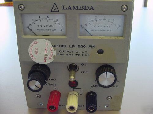 Lambda regulated power supply lp 520=fm
