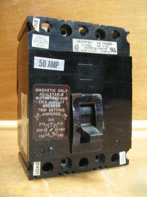 Square d circuit breaker FAL3605016M 50AMP a 50 amp