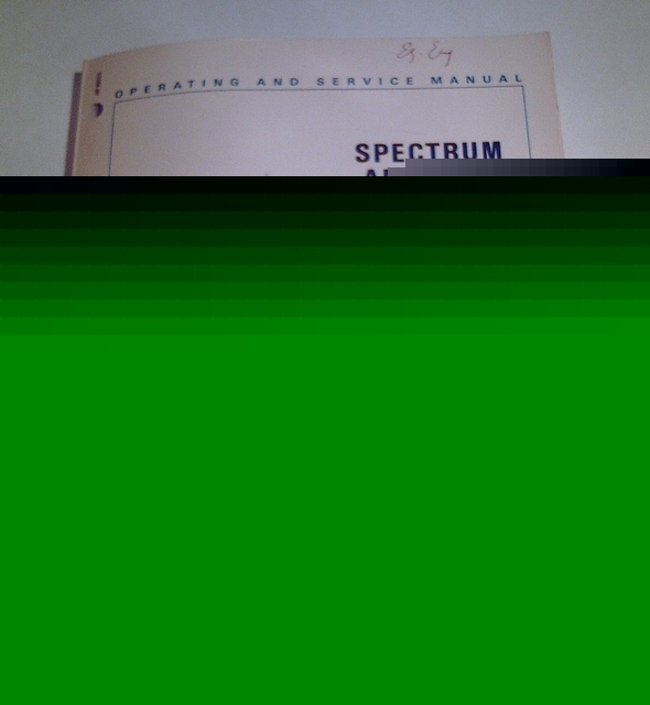 Hp 8552A spectrum analyzer (if) op. & service manual