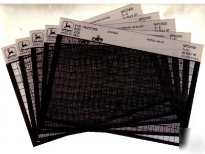 John deere 4560 4760 tractor parts manual microfiche