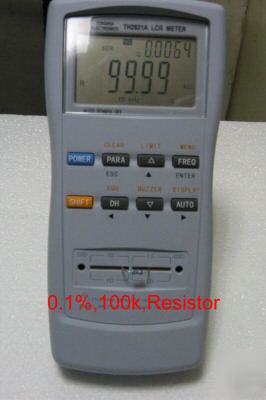 New handheld lcrz meter ,100,120,1K,10KHZ,0.3% , 4 wire 