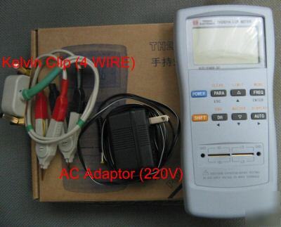 New handheld lcrz meter ,100,120,1K,10KHZ,0.3% , 4 wire 