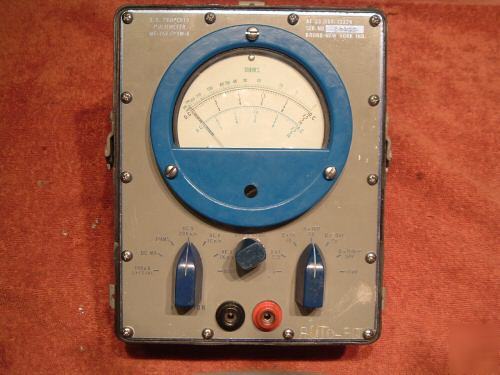 Psm-6 military multimeter - completely refurbished 