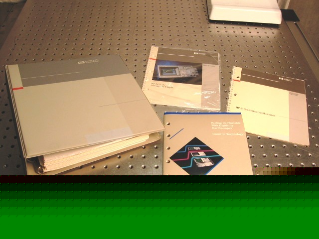 T28686 hp series 54700 oscilloscope & plugins manuals