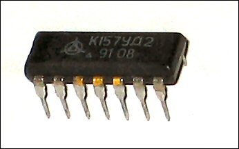 Dual low noise op-amp K157YA2. DIP14 package. lot of 50