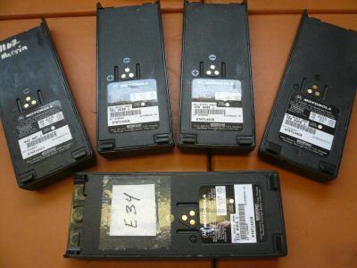Motorola MTS2000 800 mhz portable radio battery lot 5