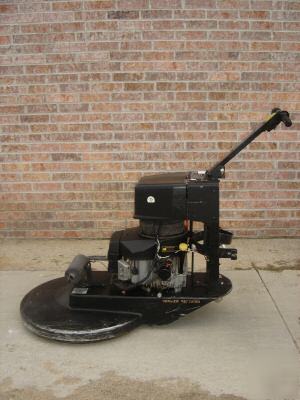 Lot of 4 pioneer propane floor buffers