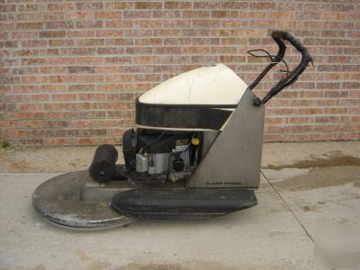 Lot of 4 pioneer propane floor buffers