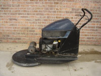 Lot of 4 pioneer propane floor buffers