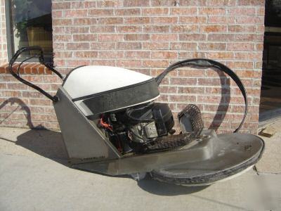 Lot of 4 pioneer propane floor buffers