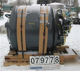 Unused: pfaudler glass lined reactor body, 300 gallon,