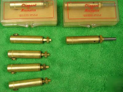 7 clippard minimatics air cylinder 3PS 1/3 3SS-1/2