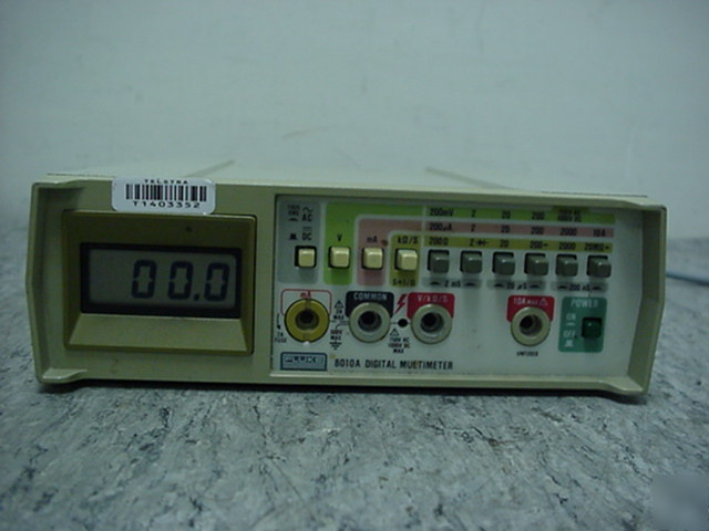 Fluke digital multimeter 8010A