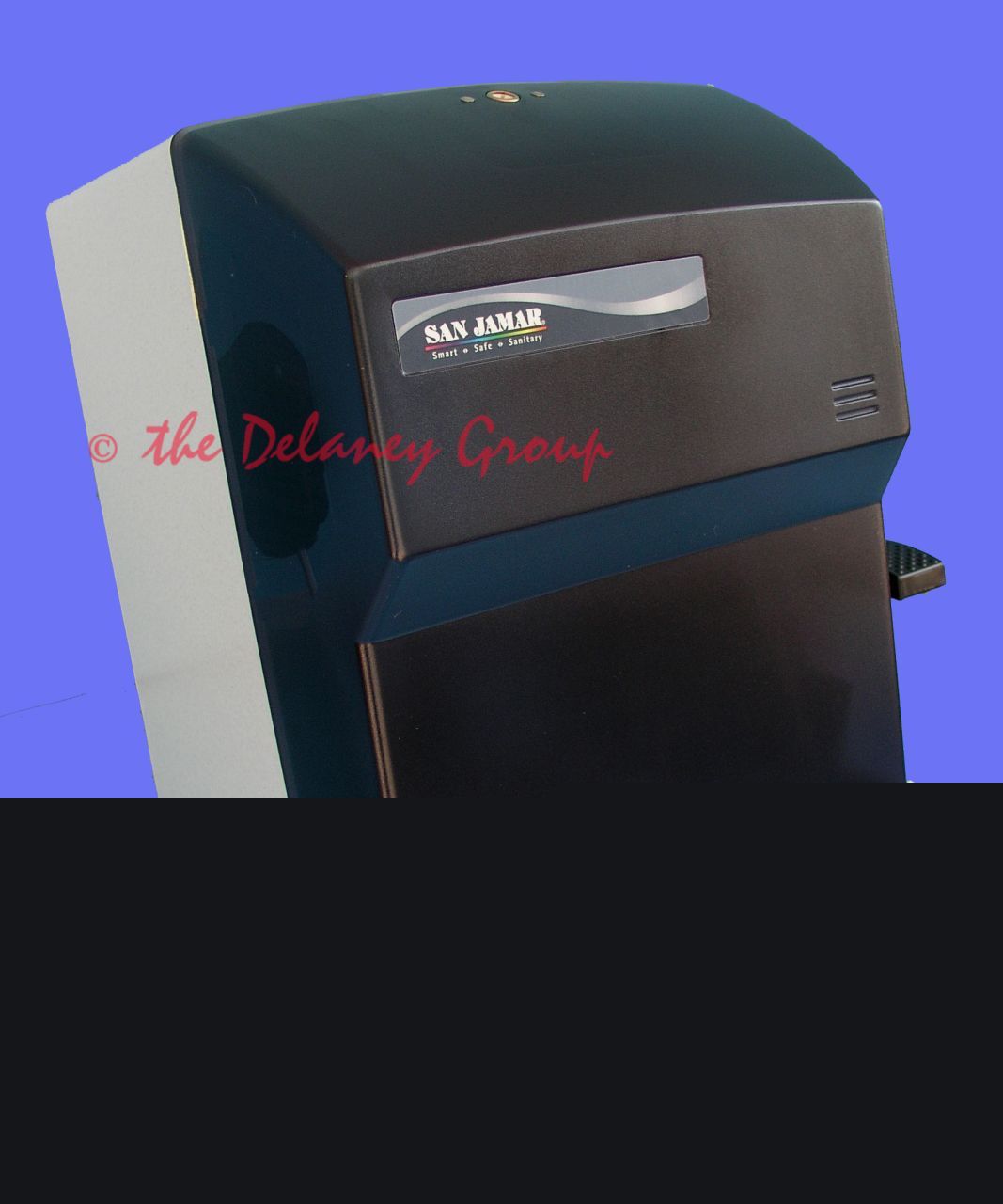 New san jamar T1100TBK lever roll towel dispenser