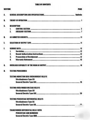 Instruction manual -avo, multi-amp sr-76 relay test set