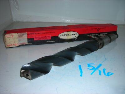  cleveland taper shank coolant drill 1 5/16'' #4 mt