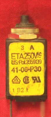 Eta trip switch 3A 250VAC