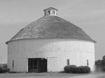 *rare ~ round barn plans drawings*