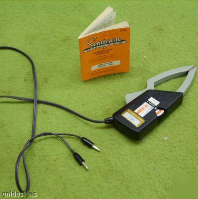 Simpson amp clamp model 150 clamp-on ac ammeter nice 