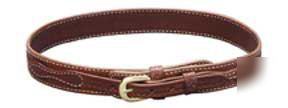 Western sportsmans hunter mens womans leather belt 