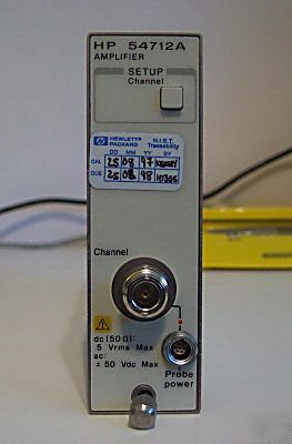 Hp 54712A 1.1GHZ amplifier plug in for 54710 scope