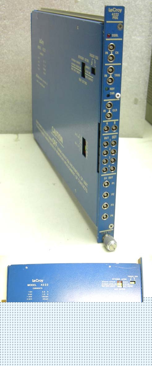 Lecroy nim/camac 4222 pdg quad gate/delay gen