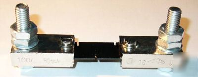 New 100 amp shunt - 50 mv output - brand - low s/h