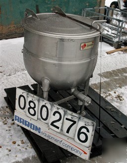 Used: legion 40 gallon kettle, 316 stainless steel, 26