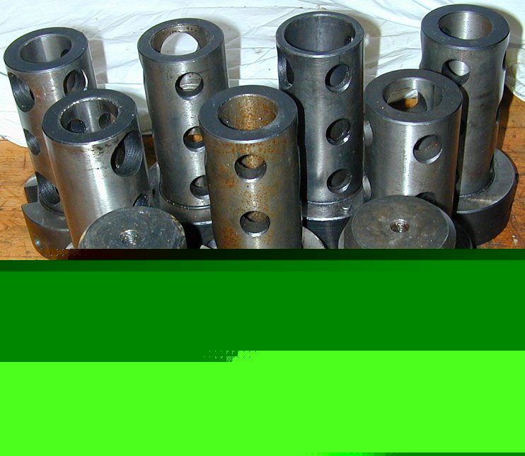 (9) 2-1/2 od turret lathe bushing set screw machine