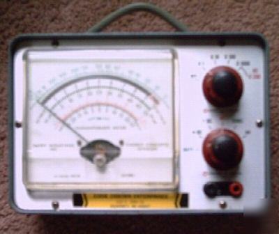 Devry industries model 19000 transistorized multimeter