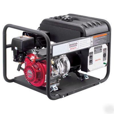 Generator - 5,500 watt portable - 9 hp honda *free ship