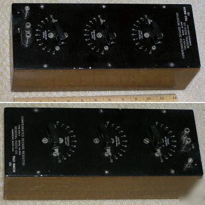 General radio 670-f gr genrad res 0-111 ohms .1 steps