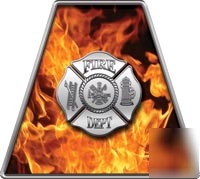 Firefighter helmet reflective tetrahedrons FF63 inferno