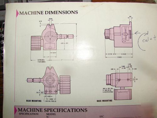 Haas cnc 4TH axis s 5C servo rotary indexer tailstock 