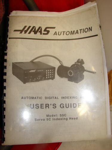 Haas cnc 4TH axis s 5C servo rotary indexer tailstock 