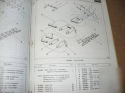 Michigan hancock 110-h parts manual, elevating scraper