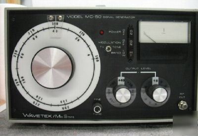 Wavetek/mid sate signal generator model: mc-50