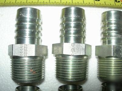 8 parker barbed size #16 hydraulic fittings