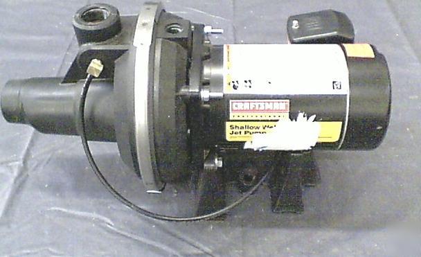 Craftsman 1/2 hp hydro-glass shallow well jet pump 2514