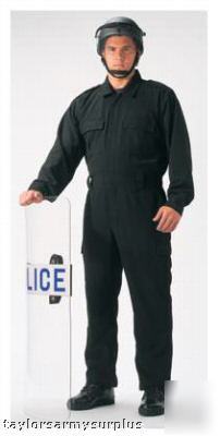 New black tactical coveralls small