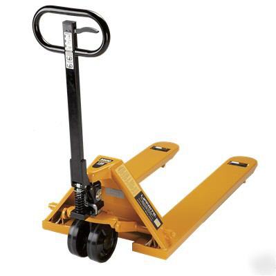 New low profile lift-rite pallet jack 5,000 lb capacity