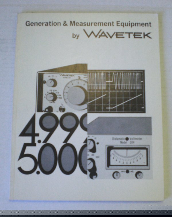 Wavetek generation and measurement equipment 1968