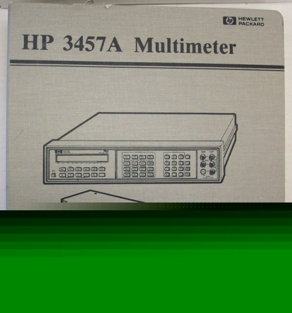 Hewlett packard hp 3457A multimeter service manual