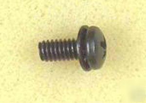 50 black screws phillip pan head 8-32 x 3/8