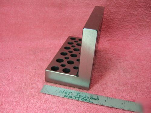 Angle plate toolmaker machinist ground hard 3/8
